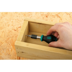 Surubelnita pentru biti Wolfcraft 1239000, magnetic, maner ergonomic, bicomponent, lungime 76 mm - Img 5