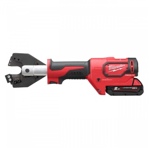 Taietor hidraulic de cabluri cu acumulator Milwaukee M18 ONEHCC-201C ACSR SET, taie cablu ∅ 22.5 mm, livrat cu acumulator, valiza