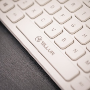 Tastatură fără fir Tellur, Mini, Alb - Img 5
