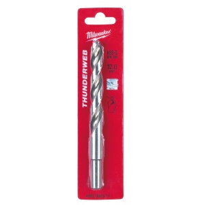 THUNDERWEB - Burghie metal HSS Ground - DIN338 Milwaukee Ø 12x101x151 mm - blister 1 buc - Img 2