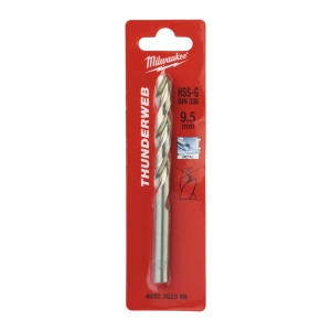 THUNDERWEB - Burghie metal HSS Ground - DIN338 Milwaukee Ø 9.5x81x125 mm - blister 1 buc - Img 2