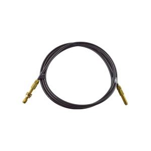Tub ghidaj otel 1.6 mm, 5m negru