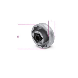 Tubulara bihexagonala pentru ax roata moto, actionare 1/2 3075B - Img 2