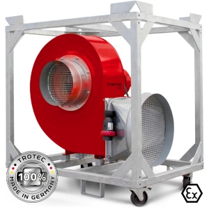 Ventilator centrifugal industrial, de presiune mare, Trotec, tip TFV300EX (fara cadru)