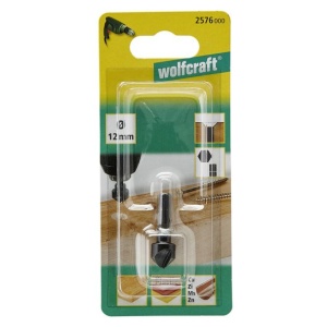 Zencuitor WS Wolfcraft 2576000, D 12 mm, unghi zencuitor 45°, pentru suruburi cu cap ingropat cu D 3 - 6 mm - Img 2