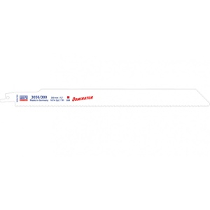 3056/300 Panza Bi-Metal pentru fierastrau sabie pentru lemn cu cuie si metal / 100 bucati, DIM 300 x 25 x 0.9 mm