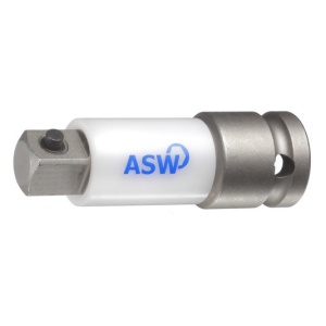Adaptor patrat interior ASW 1/2" - patrat exterior 1/2" cu manson CoverS , L75 mm