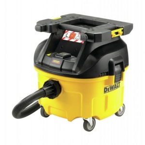 Aspirator profesional umed uscat Dewalt DWV901LT, 1400 W, 30 l, recipient plastic - Img 2