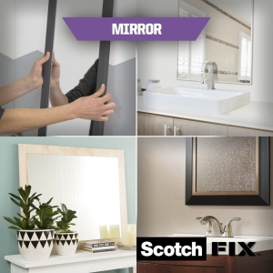 Bandă dublu adezivă montare oglinzi, 19 mm x 1,5 m, 3M Scotch-Fix™ - Img 4