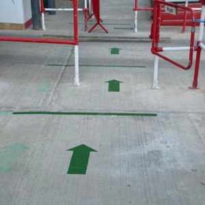 Banda marcare protectie 3M 764i vinil verde, 50mm x 33m, marcare terenuri sport indoor, 70006299781 - Img 3