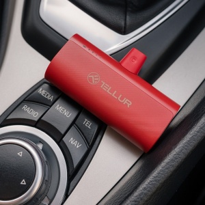 Baterie externă Tellur PD202 5000mAh, QC3.0 18W + PD20W, USB-C, roșu - Img 6