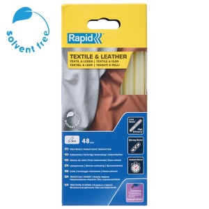 Baton silicon profesional Rapid Piele, Textile, galben, O12mm x 190mm, baza EVA, 48 buc blister 5001419 - Img 2