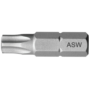 Bit hexagonal ASW 1/4” DIN/ISO 1173 Forma C 6,3 – Profil TORX