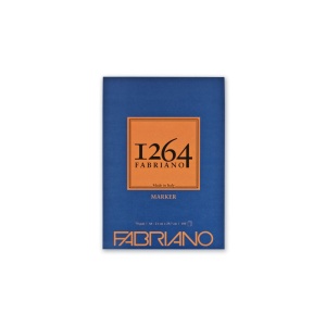 Bloc desen 1264 Marker, A4, 70gr, 100 file, fără spirală Fabriano
