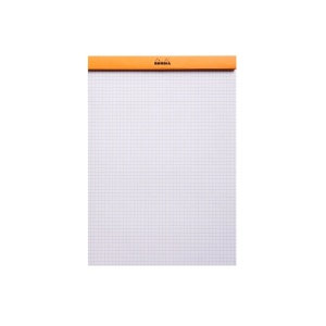 Blocnotes A4, capsat, 80 file, N°18, Rhodia Basic, orange - Img 2