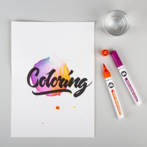 Brush Pen Molotow Aqua Color Basic1 12 buc/set - Img 5