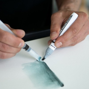 Brush Pen Molotow Aqua Color Grey 12 buc/set - Img 6
