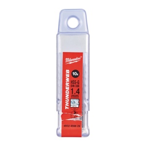 Burghiu metal MILWAUKEE THUNDERWEB - DIN 338 Ø 1.4x18x40 mm - set 10 buc - Img 2