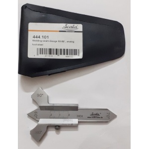 Calibru mecanic pentru sudura 0-20/0.1mm (60°/70°/80°/90°) Scala - Img 2