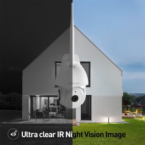 Cameră exterior WiFi Tellur Smart, 3MP, UltraHD, Autotracking, PTZ, Alb - Img 5