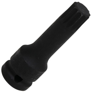 Cap cheie tubulara 1/2" de impact cu varf XZN, M16 x 75 mm, BGS