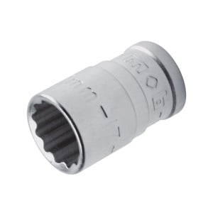 Cap cheie tubulara cu dublu hexagon IUS 1/2” - DH - 9 mm