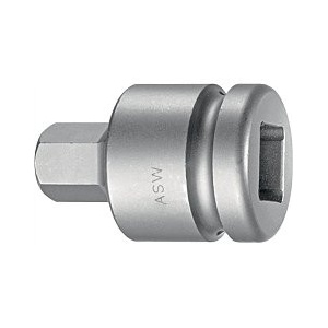 Cap cheie tubulara de impact ASW 1" cu profil hexagon, HX22 L75mm