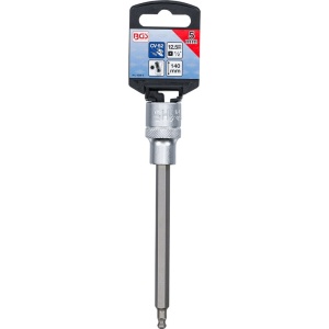 Capat cheie tubulara 1/2" cu varf imbus sferic, 5 mm, lungime 140 mm, BGS - Img 2