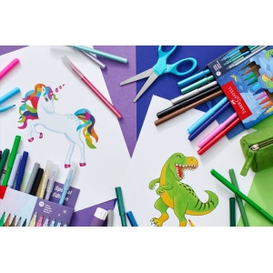 Carioca unicorni Faber-Castell 18 + 6 culori /set - Img 4