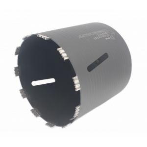 Carota diamantata PREMIUM ø202mm x 180mm x M16 pentru gaurire Beton armat, Zidarie, Granit - DXDY.P0117.202 - Img 1