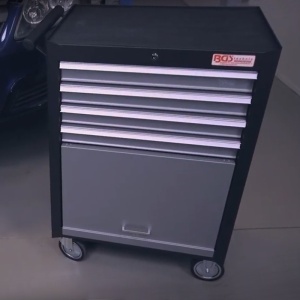 Carucior pentru scule, 4 sertare + 1 compartiment - Img 4