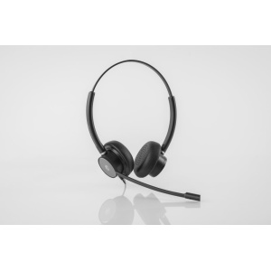 Căști cu fir call center Tellur Voice 420, binaural, USB Jack 3.5mm, negru - Img 2
