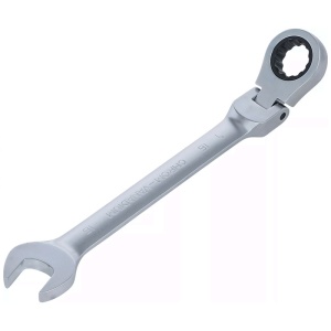 Cheie combinata cu clichet si cap pivotant/articulata BGS 16 mm