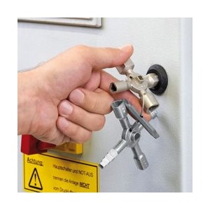 Cheie pentru tabloul electric KNIPEX TwinKey® 10 profile. 2 cruci. 1 cheie. 3-12 mm - Img 3
