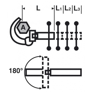 CHEIE REVERSIBILĂ PENTRU LAVOAR SANICROM® 1.1/2" - Img 2