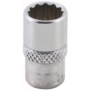Cheie tubulara dublu hexagon (12 puncte) BGS 1/4" (6.3 mm) - Img 1