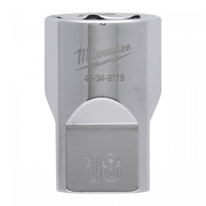 Cheie tubulară Milwaukee 1/2, sistem metric, 18mm, scurtă