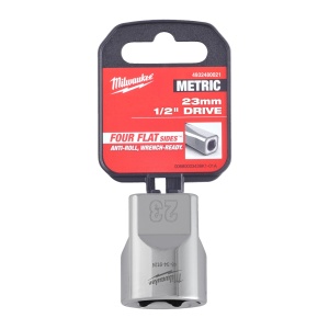 Cheie tubulară Milwaukee 1/2, sistem metric, 23mm, scurtă - Img 2
