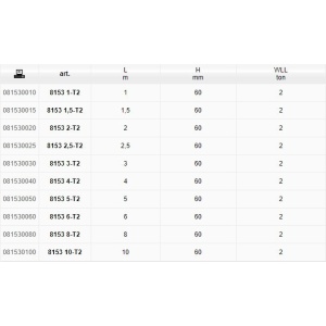 Chinga de ridicare 5 m, 2t - Img 3