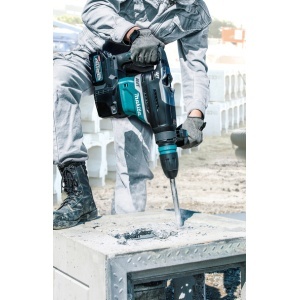 Ciocan rotopercutor Makita XGT, SDS-MAX, 8 J, livrat cu 2 acumulatori 40Vmax 4.0Ah - Img 2