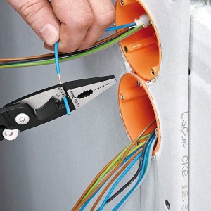 Cleste electrician cu 6 functii, mecanism blocare, KNIPEX, 200 mm - Img 4