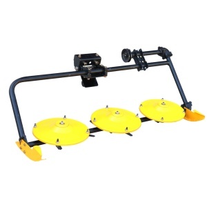 Cositoare ProGARDEN frontala rotativa cu 3 discuri pentru minitractoare Campo T18 G2, G2.1, V25.1 - Img 2