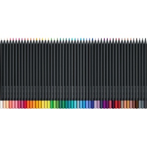 Creioane colorate triunghiulare black edition Faber-Castell 50 culori/set - Img 2