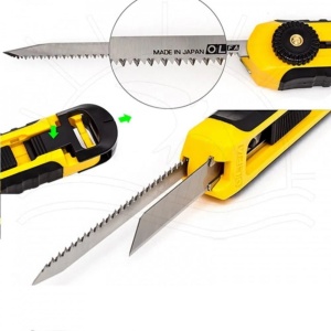 CS-5 - cutit-cutter universal cu doua lame, una fierastrau si una standard, Olfa - Img 3