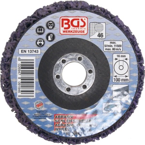 Disc de slefuire BGS Ø100x16mm, K46 - Img 5