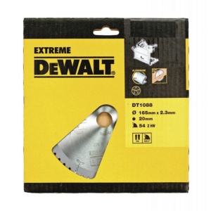 Disc Dewalt DT1088 pentru fierastrau circular, D 165x20x2.3 mm, 56 dinti, pentru taiere fina in lemn si aluminiu, seria Extreme - Img 2