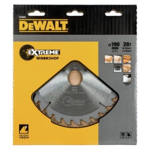 Disc Dewalt DT4033 pentru fierastrau circular, D 190x30x2.6 mm, 28 dinti, pentru taiere universala, seria Extreme - Img 2