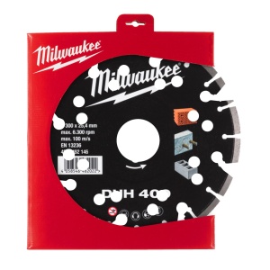 Disc diamantat DUH 300mm, interior 25.4 mm, performanțe excelente de debitare în materiale dure precum betonul armat, blocurile de pavaj și produsele de zidărie - Img 2