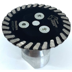 Disc DiamantatExpert pentru gresie portelanata, placi dure 50mm x M14 Premium - DXDY.DP50 - Img 2