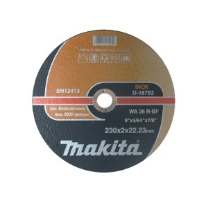 Disc taiere inox Makita, 230x22.2x2 mm